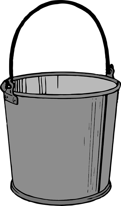 Bucket Pail Container - Pail Clipart (426x720)