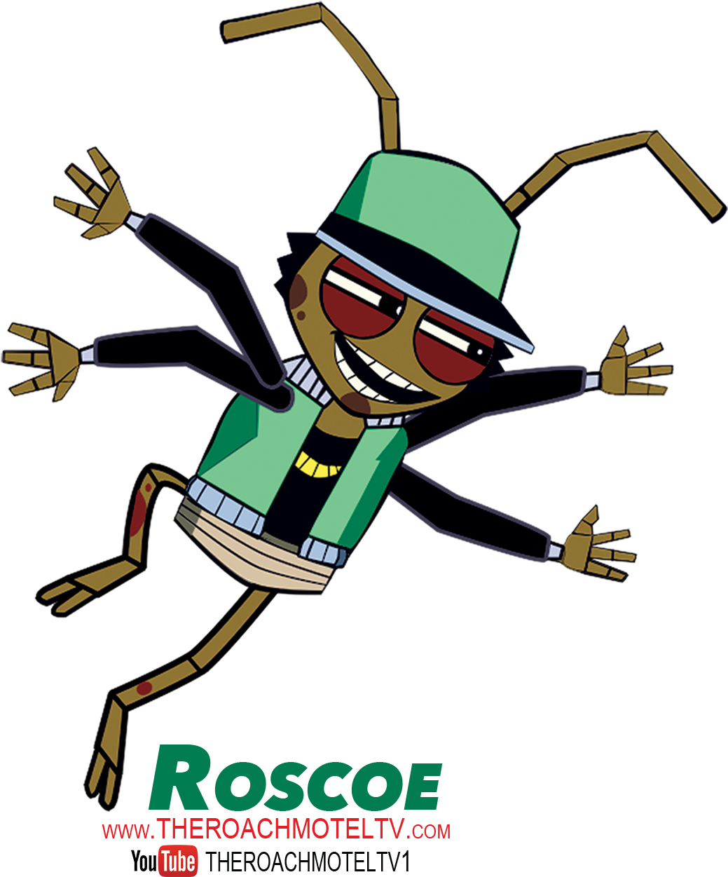 Image Of Roscoe Sticker - Television (1500x1500)