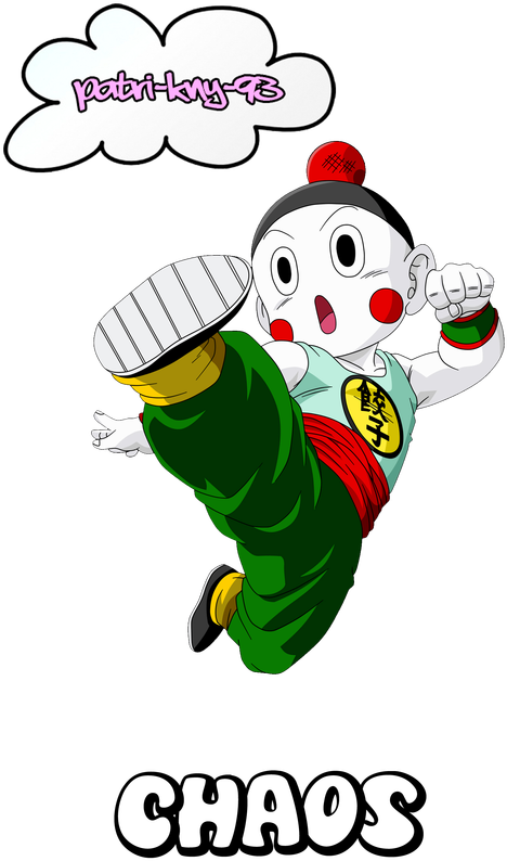 Chiaotzu Tien Shinhan Goku Piccolo Krillin - Tattoo Chaoz Dragon Ball (600x900)