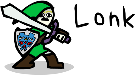 Lonk The Legend Of Zelda - The Legend Of Zelda: Breath Of The Wild (500x281)
