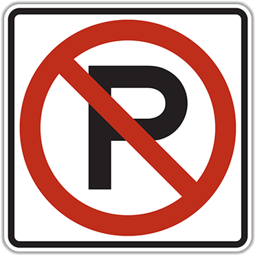 R8-3 No Parking - Parking Sign (400x400)