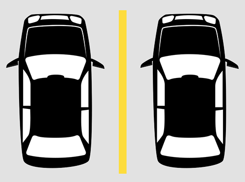 Direct Flight Parking Lot - Vector Graphics (500x371)