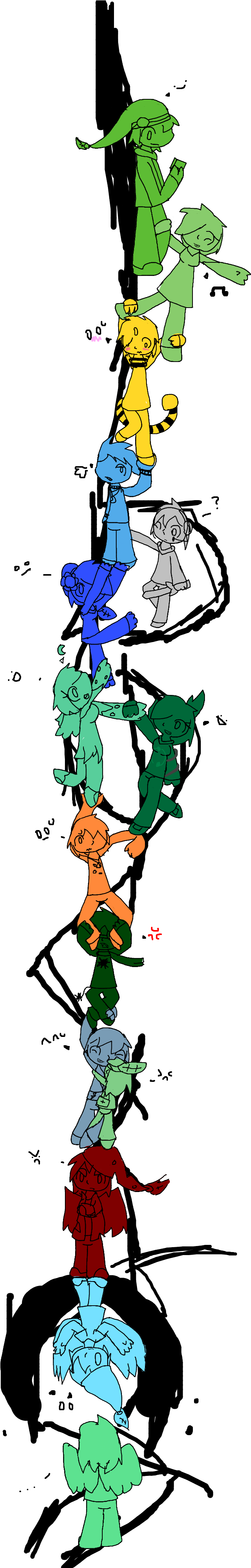 Naturisticleafy Durarara Trust Me Team Leafy Version - Illustration (900x4153)