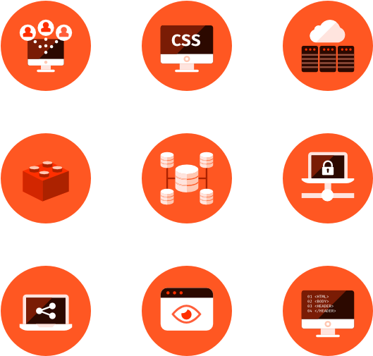 Coding 28 Icons - Circle (600x564)