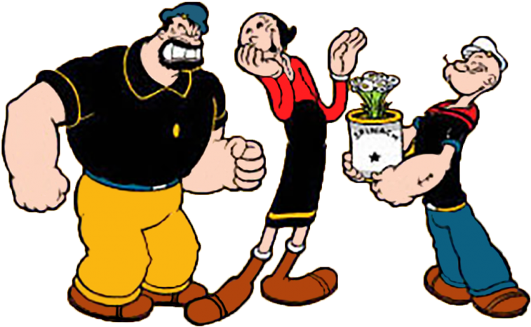 Present Trust, Future Trust - Popeye The Sailor And Olive Oyl (800x530)