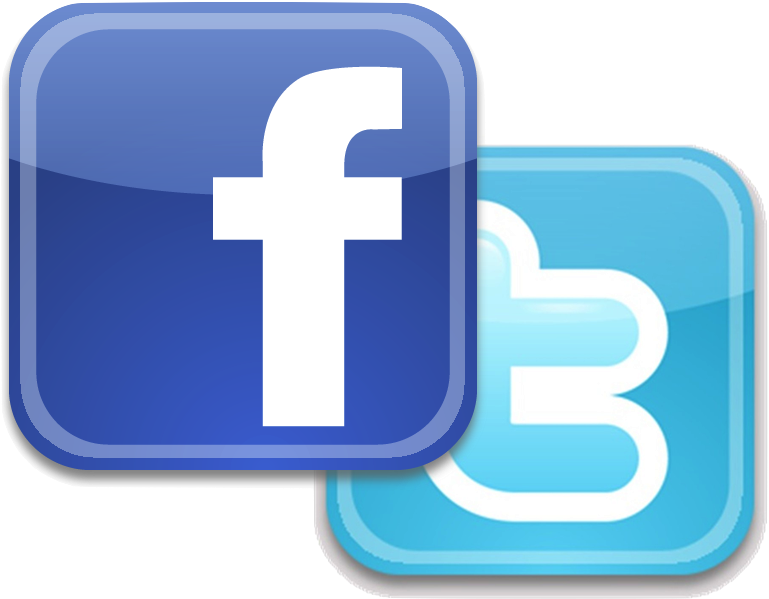 Share Events With Friends - Twitter And Facebook Icons (1024x768)