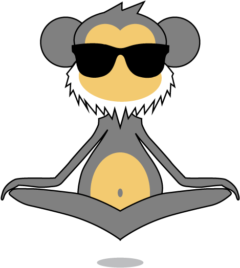 Mellow Monkey Logo - Art (500x548)