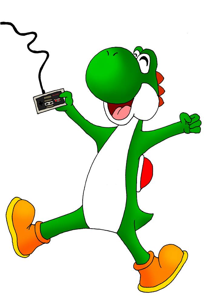 Yoshi The Gamer By Zefrenchm - Yoshi The Gamer By Zefrenchm (702x1000)