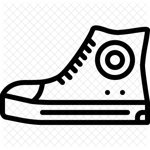 Converse Shoes Icon - Fashion (512x512)