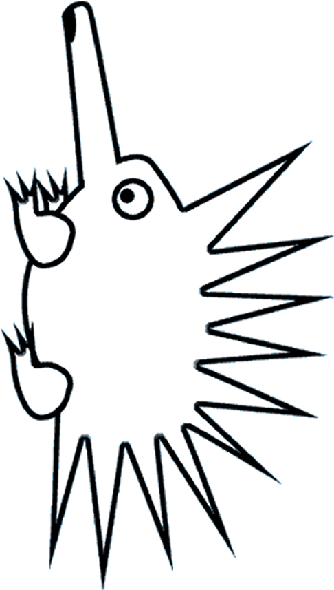 Short Beaked Echidna Fine Art Print - Echidna (573x921)