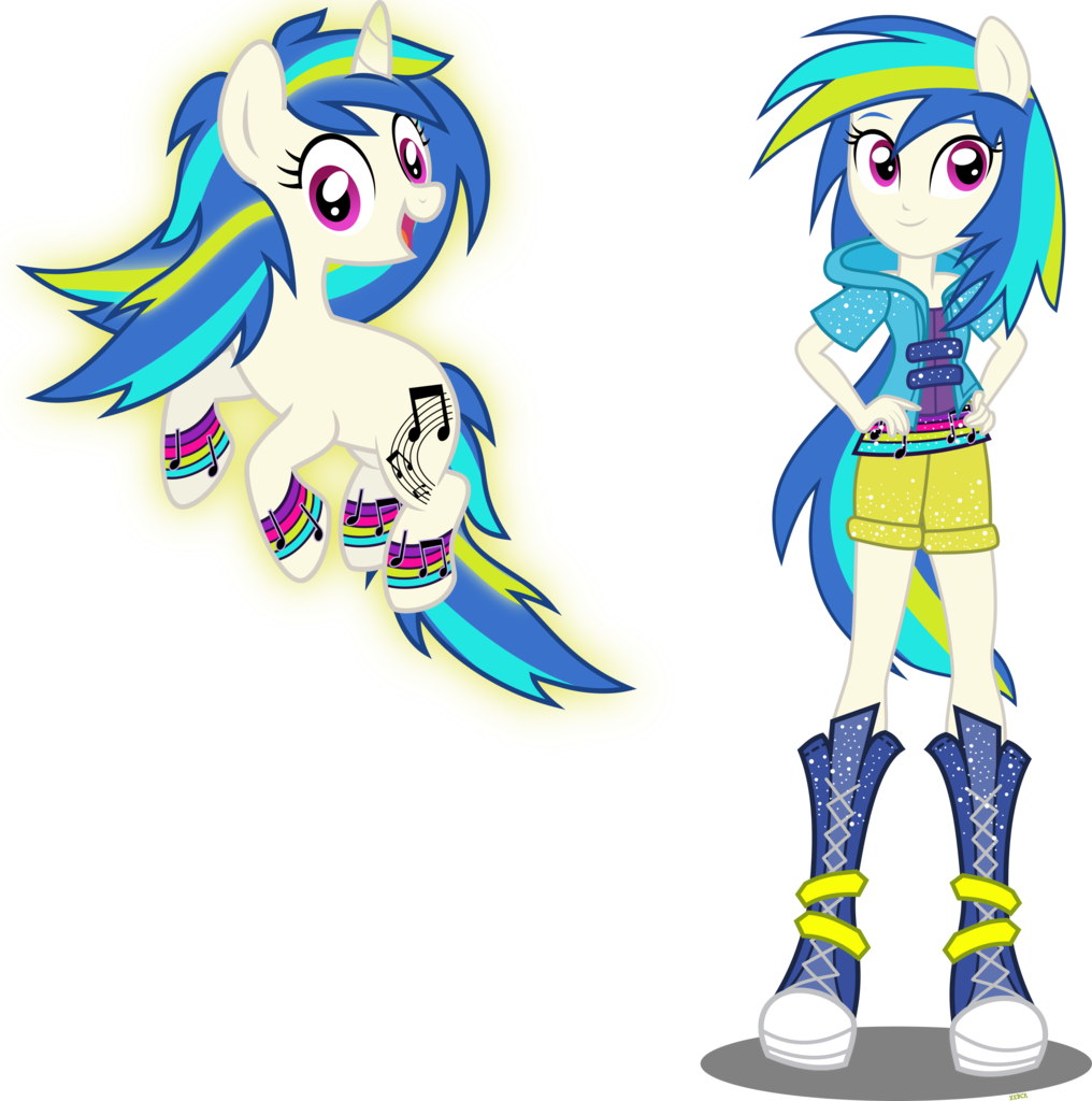 Xebck, Converse, Cutie Mark, Dj Pon-3, Equestria Girls, - Mlp Eg Vinyl Scratch (1016x1024)
