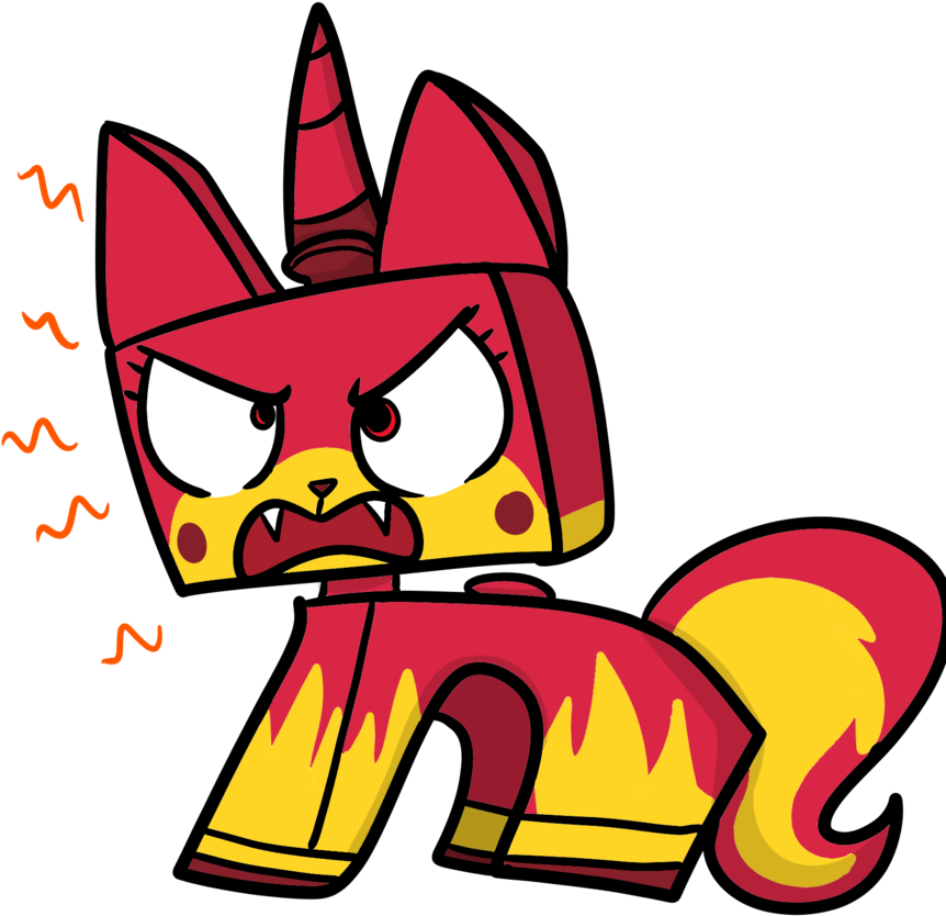 Lego Clipart Unikitty - Unikitty Angry (894x894)