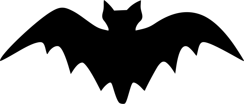 Bats Dreadful Evil Bats Fearful Halloween Bats Horrible - Trading Phrases Scary Bat | Halloween Decals (980x418)