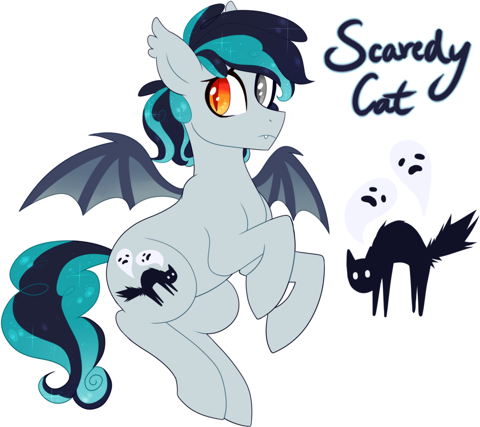 Halloween Bat Pony Adopt By Glitterring - Adoption (1024x896)