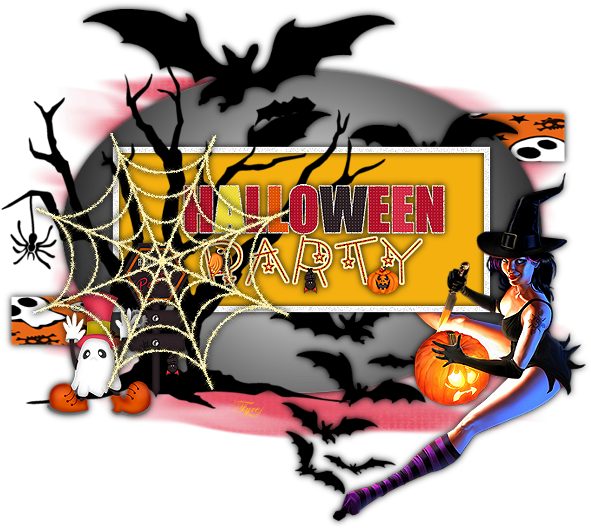 Party - Halloween Clip Art (696x609)