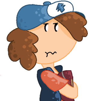 Don' T Touch My I Mean Grunkle Ford' S Journal - Cartoon (400x369)