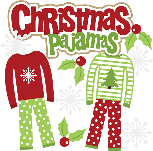 Pajama Day Pajama Clip Art 0 Png - Christmas Pjs Clip Art (648x631)