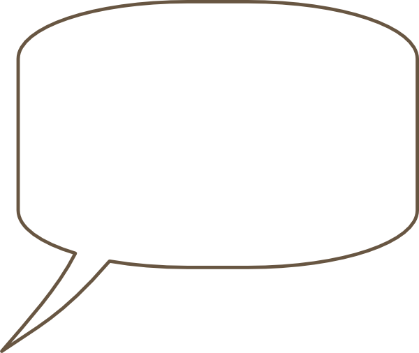 Talking Bubble No Shadow Svg Clip Arts 600 X 506 Px - ฟอง อากาศ คำ พูด (600x506)