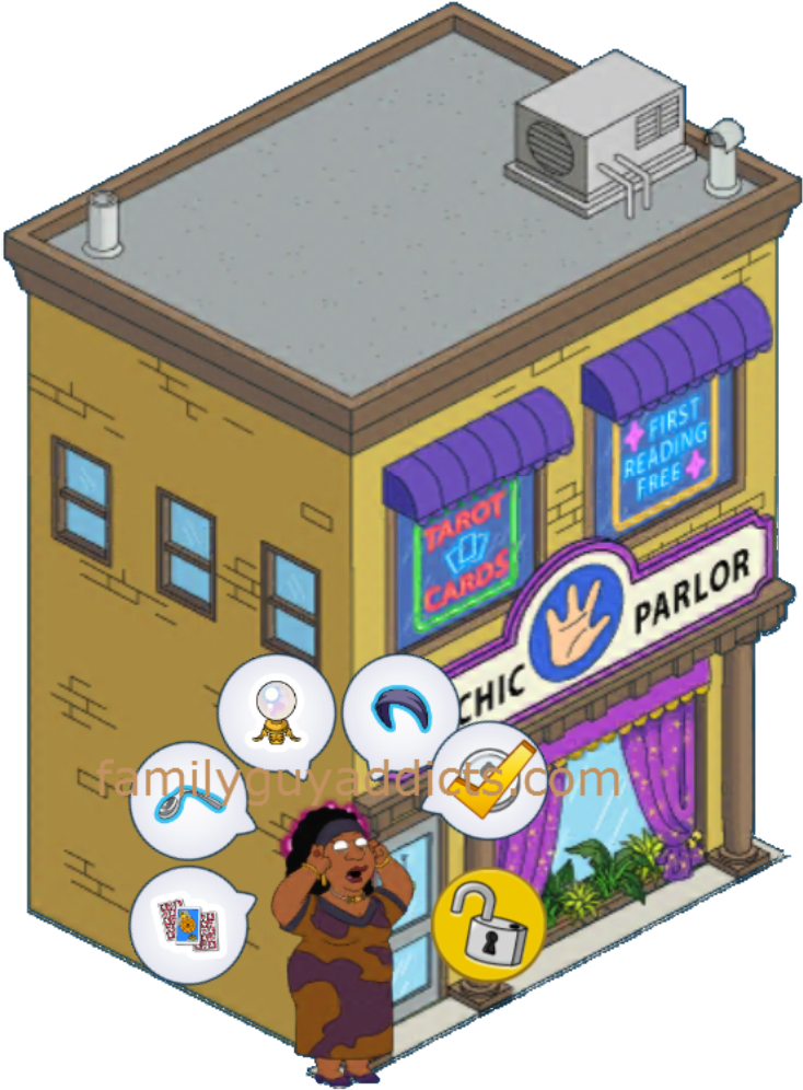 Madame Claude In Psychic Parlor - Family Guy Madame Claude (755x1024)