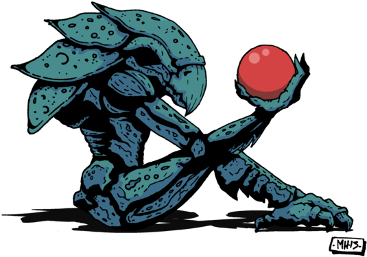 Chozo Statue By Tufsing - Metroid Chozo Statue (600x450)