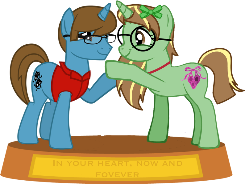 Thespio And Evergreen Statue By Finnthepony17 - Dawillstanator (832x961)
