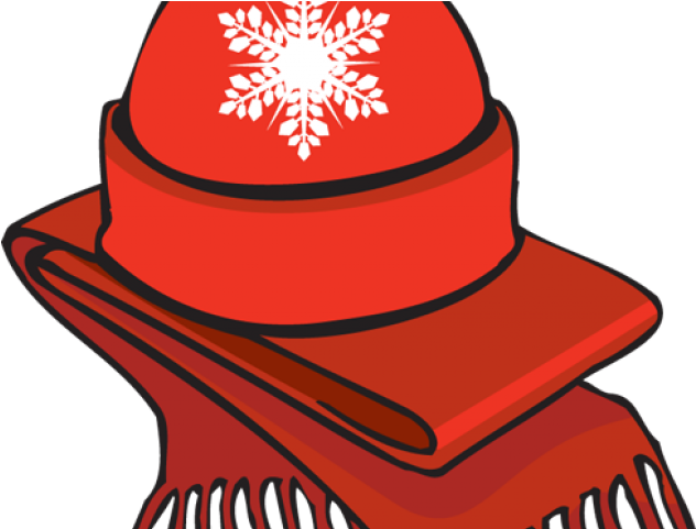 Scarf Clipart Knit Hat - Clip Art (640x480)