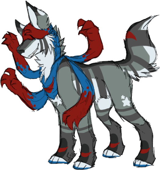 Soul Scarf Myo - Cartoon (600x599)