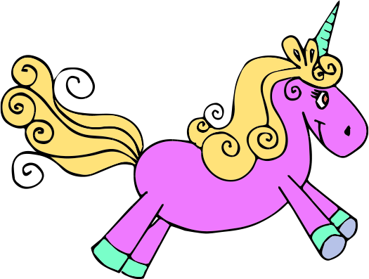 Unicorn It's How I Get Around Our Garden ; ) (we Also - Unicorn It's How I Get Around Our Garden ; ) (we Also (525x397)