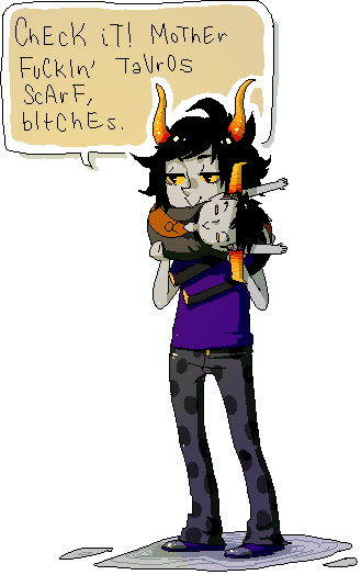 Tavros Scarf By Jotaku - Reader X Human Tavros (329x524)