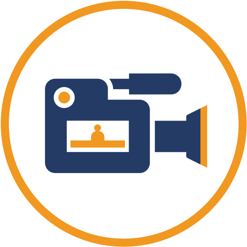 Seattle Video Production - Video Camera Png Logo Simple (1080x1003)