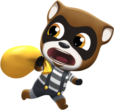 Talking Tom Gold Run Messages Sticker-7 - Game (408x408)