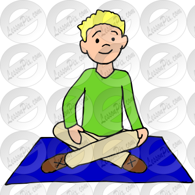 Pin Sit Criss Cross Clipart - Clip Art (380x380)