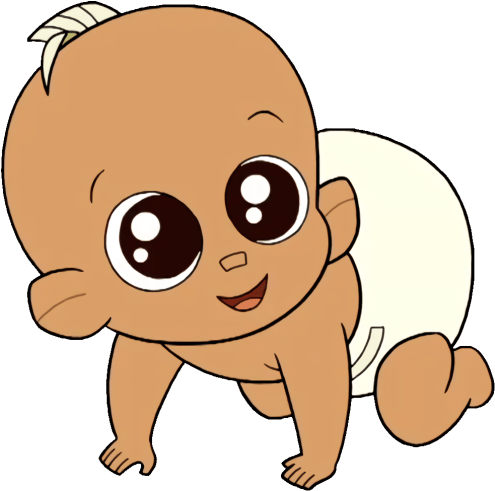 Crawling Animated Baby Clipart (510x515)