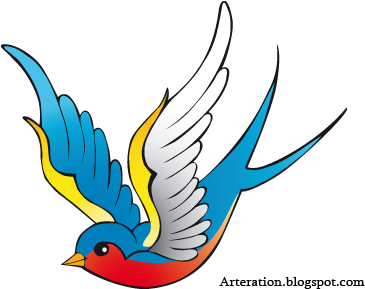 Sparrow - European Swallow (400x300)