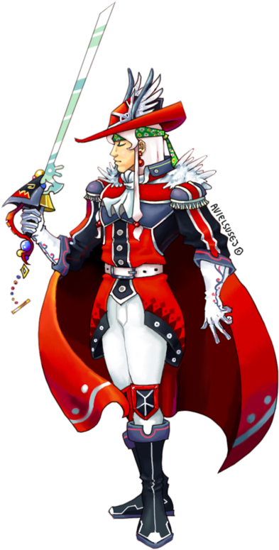 Final Fantasy - Final Fantasy 1 Red Mage (600x835)