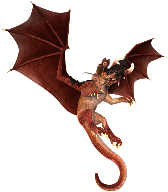 Woman, Dragon, Mythical Creatures, Fantasy, Fairy Tale - Mythical Creatures Png (640x640)