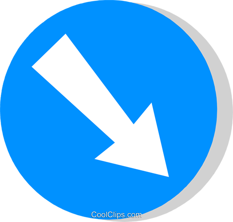 Eu Traffic Sign, Pass This Side Royalty Free Vector - Znak Droga Dla Pieszych (480x457)