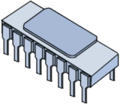 Intel Clipart Png - Microprocessor Intel 4004 Png (429x335)