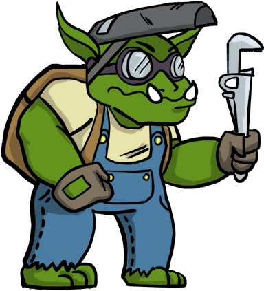 Builder Goblin - Cartoon (448x445)