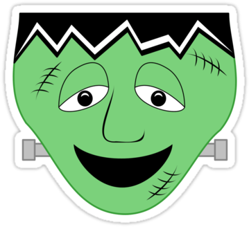 Best Of Cartoon Frankenstein Face Cartoon Frankenstein - Frankenstein Face Clipart (375x360)