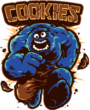 Cookies Hulk And Cookie Monster Mash Up T Shirt - Cookie Monster Hulk (472x447)