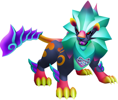 Characters - Kingdom Hearts Dream Drop Distance Aura Lion (386x327)