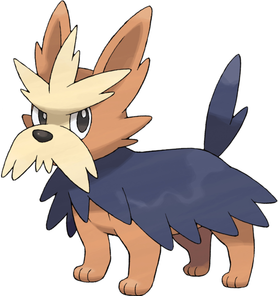 "herdier," The Middle Stage, Is Basically A Realistic, - Dog Pokemon (600x600)