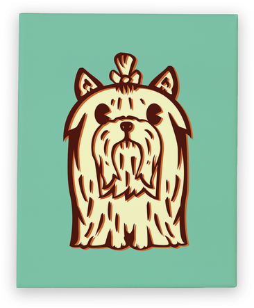 Show Your Love Of Adorable Little Yorkies With This - Yorkshire Terrier (484x484)