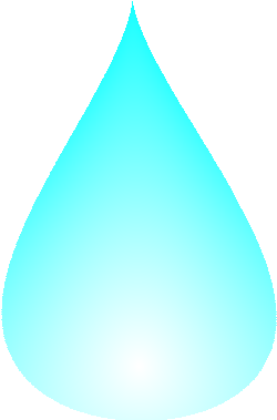 Clip Art Graphic Of A Blue Waterdrop Or Tear Character - Small Tear Drop Transparent (379x379)