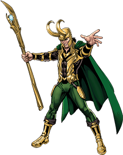 Loki Png Clipart Png Mart Rh Pngmart Com Green Goblin - Marvel Super Battles Ultimate Sticker Book By Simon (400x400)