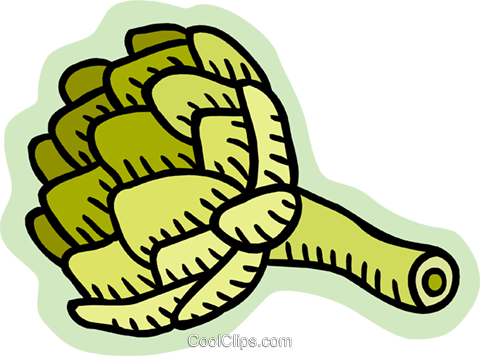 Food/artichoke Royalty Free Vector Clip Art Illustration - Food/artichoke Royalty Free Vector Clip Art Illustration (480x356)