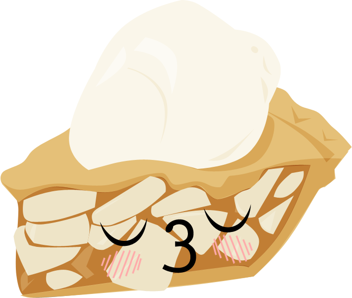Kawaii Apple Pie By Lyricalkaleidoscope - Kawaii Apple Pie Png (710x600)