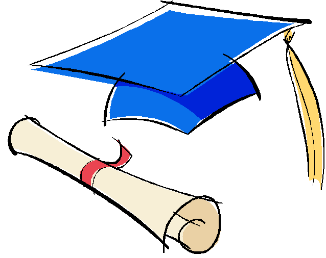 Graduation Cap Clipart Blue - Teach Me Your Way, Oh Lord (620x497)