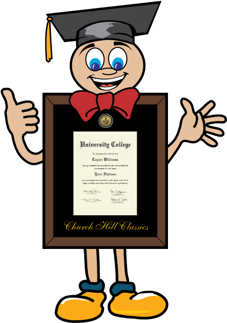 Who Can Enter - Frankie The Diploma Frame (612x792)